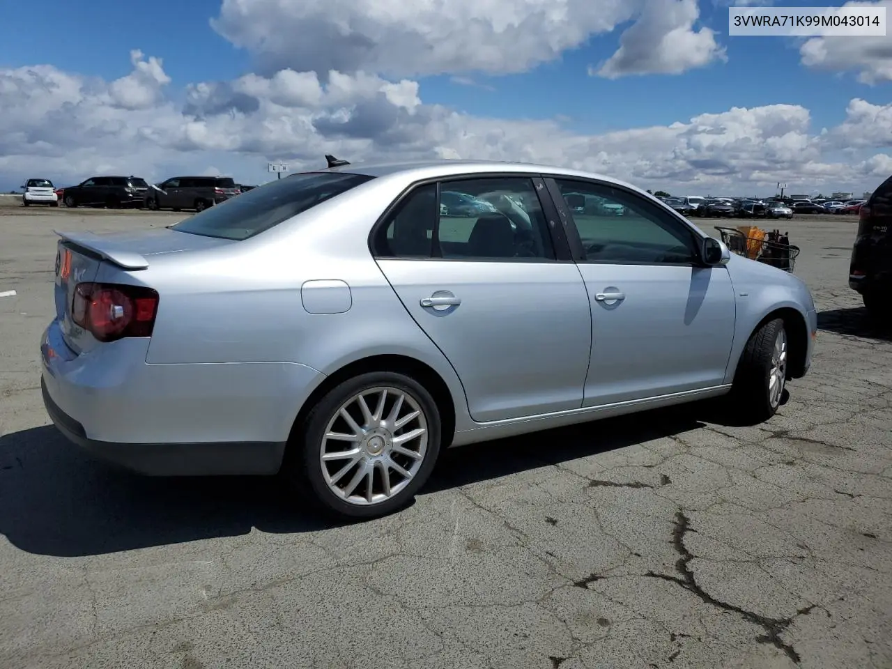 2009 Volkswagen Jetta Wolfsburg VIN: 3VWRA71K99M043014 Lot: 56424885