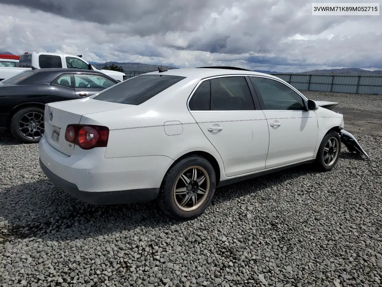 2009 Volkswagen Jetta Se VIN: 3VWRM71K89M052715 Lot: 56601175