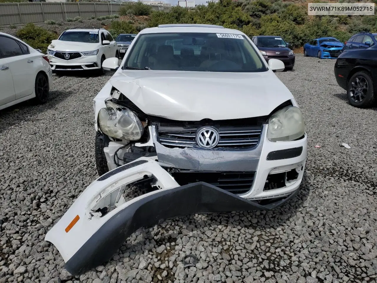 2009 Volkswagen Jetta Se VIN: 3VWRM71K89M052715 Lot: 56601175