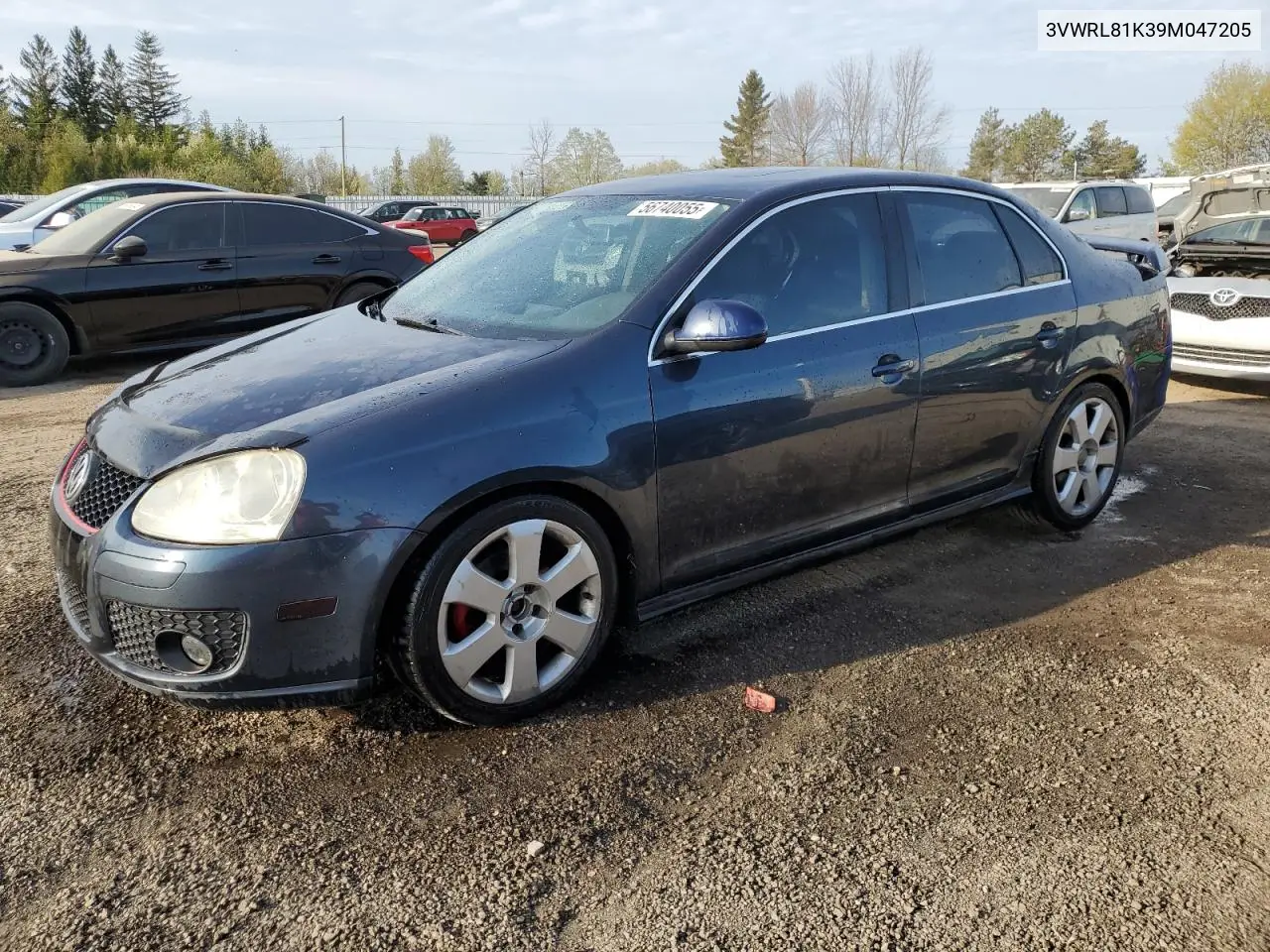 2009 Volkswagen Jetta Tdi VIN: 3VWRL81K39M047205 Lot: 56740055
