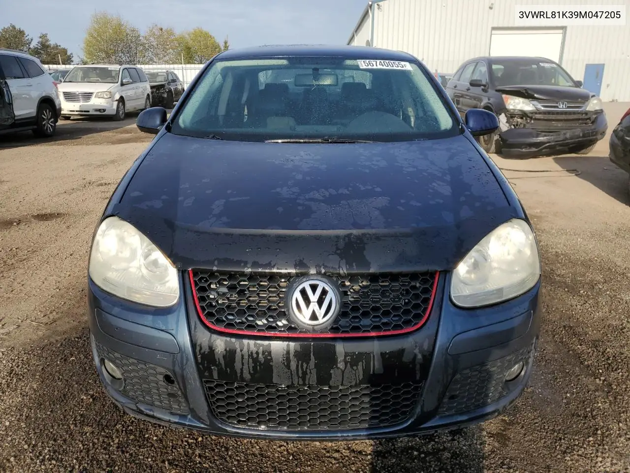 2009 Volkswagen Jetta Tdi VIN: 3VWRL81K39M047205 Lot: 56740055
