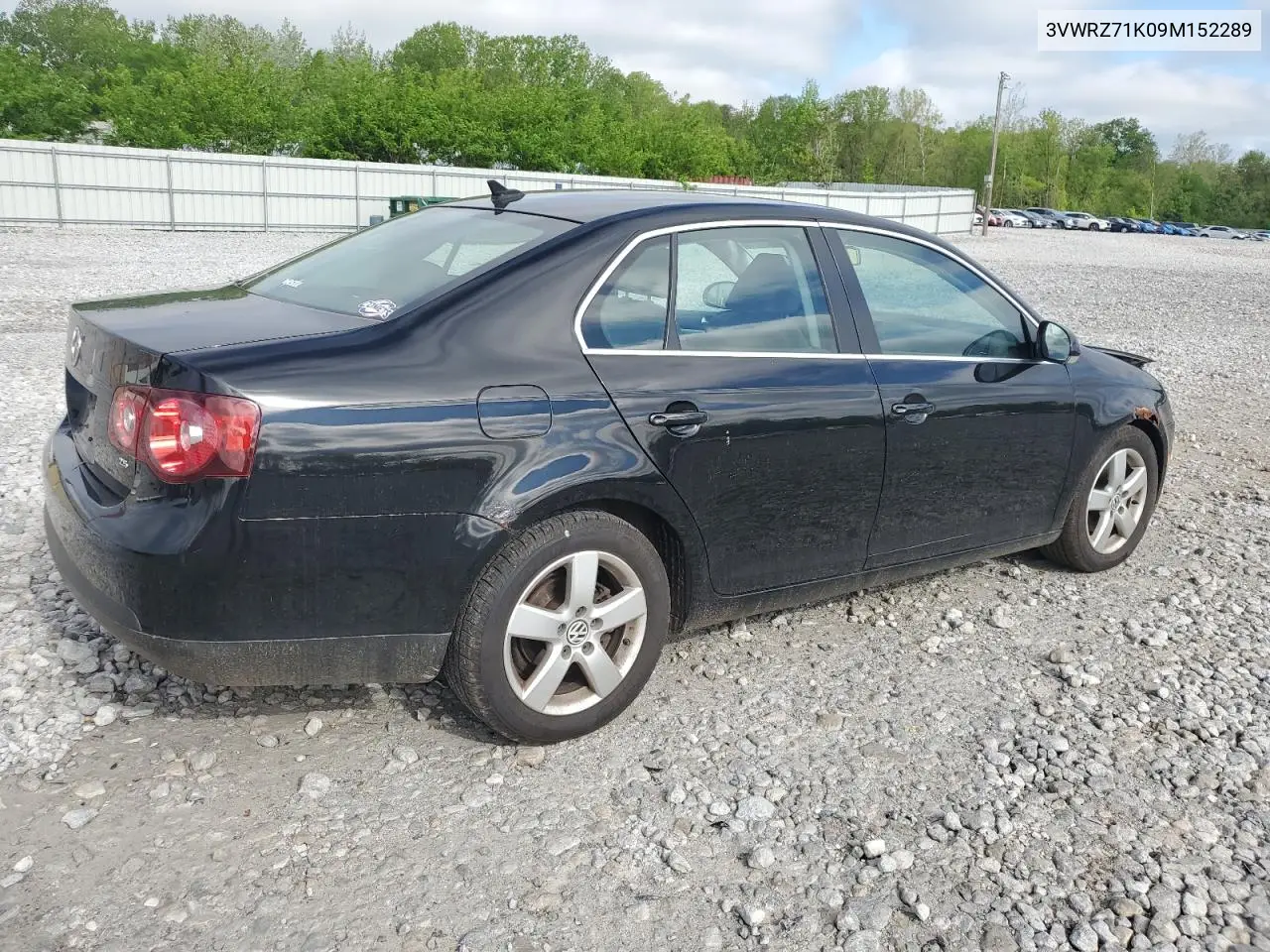 2009 Volkswagen Jetta Se VIN: 3VWRZ71K09M152289 Lot: 56928795