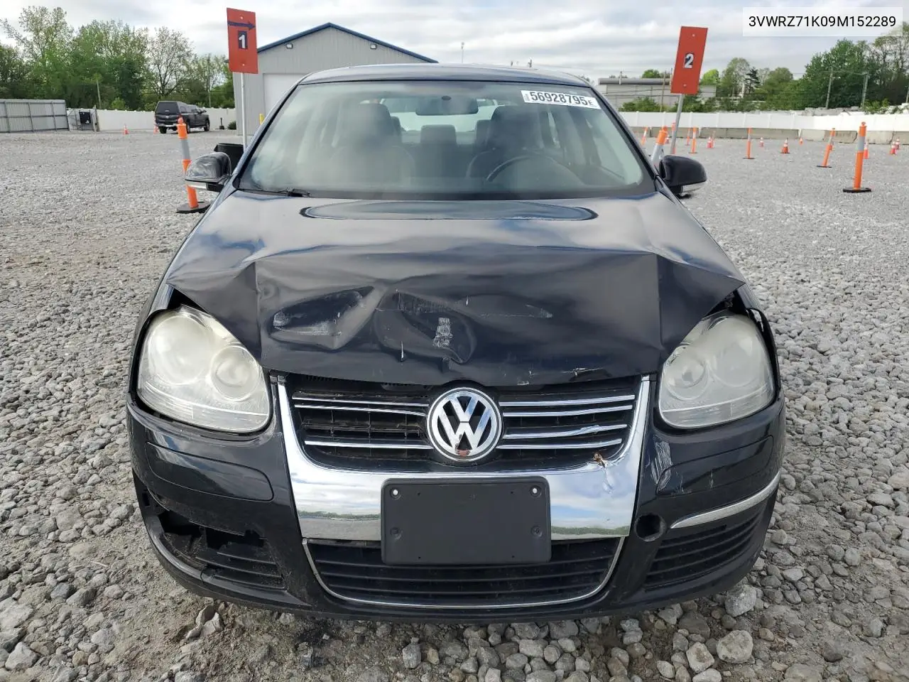 2009 Volkswagen Jetta Se VIN: 3VWRZ71K09M152289 Lot: 56928795
