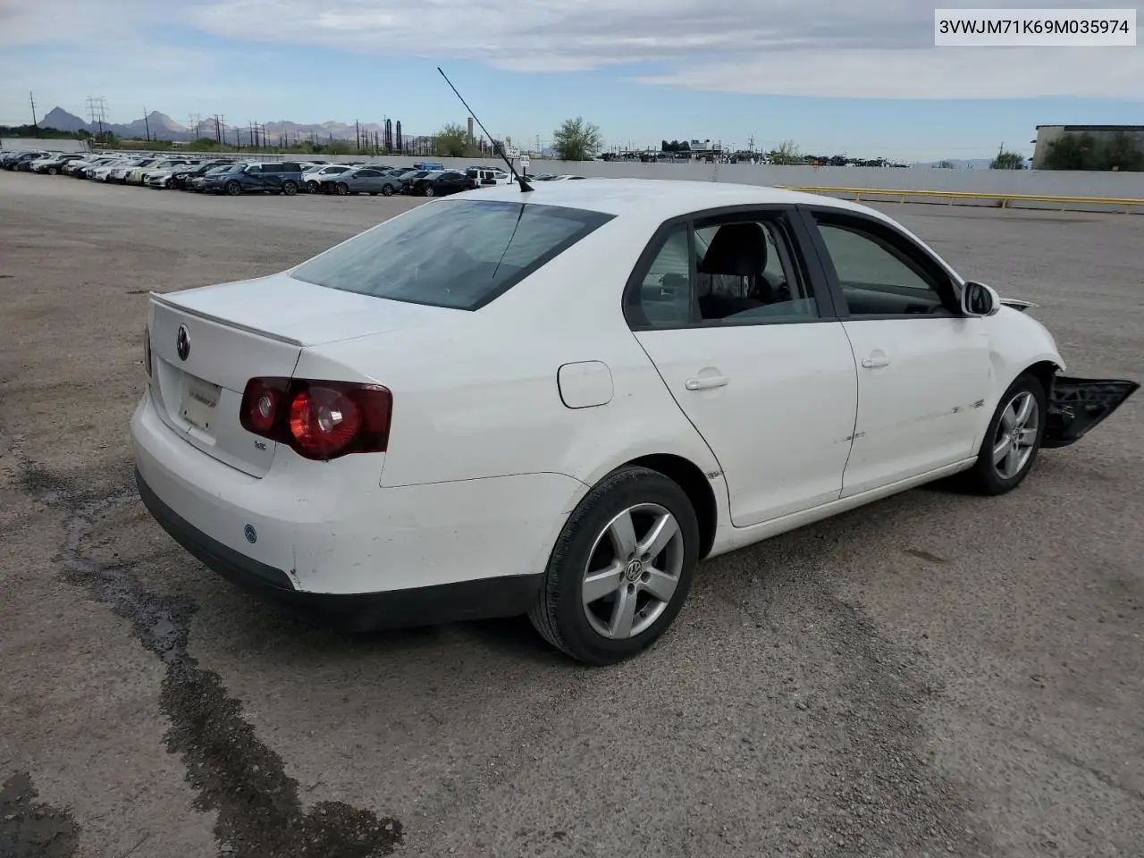 2009 Volkswagen Jetta S VIN: 3VWJM71K69M035974 Lot: 56979765