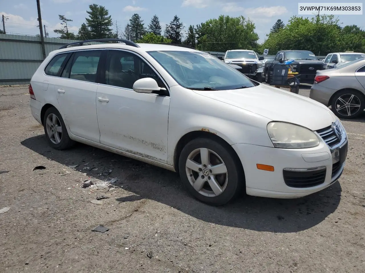 2009 Volkswagen Jetta Se VIN: 3VWPM71K69M303853 Lot: 62072775