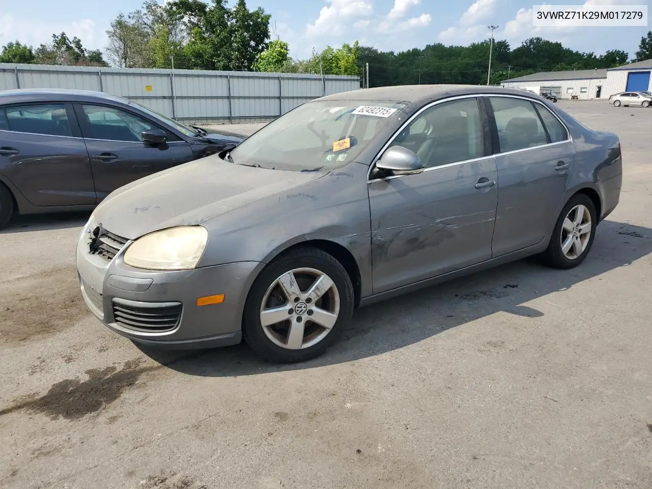 2009 Volkswagen Jetta Se VIN: 3VWRZ71K29M017279 Lot: 62492315