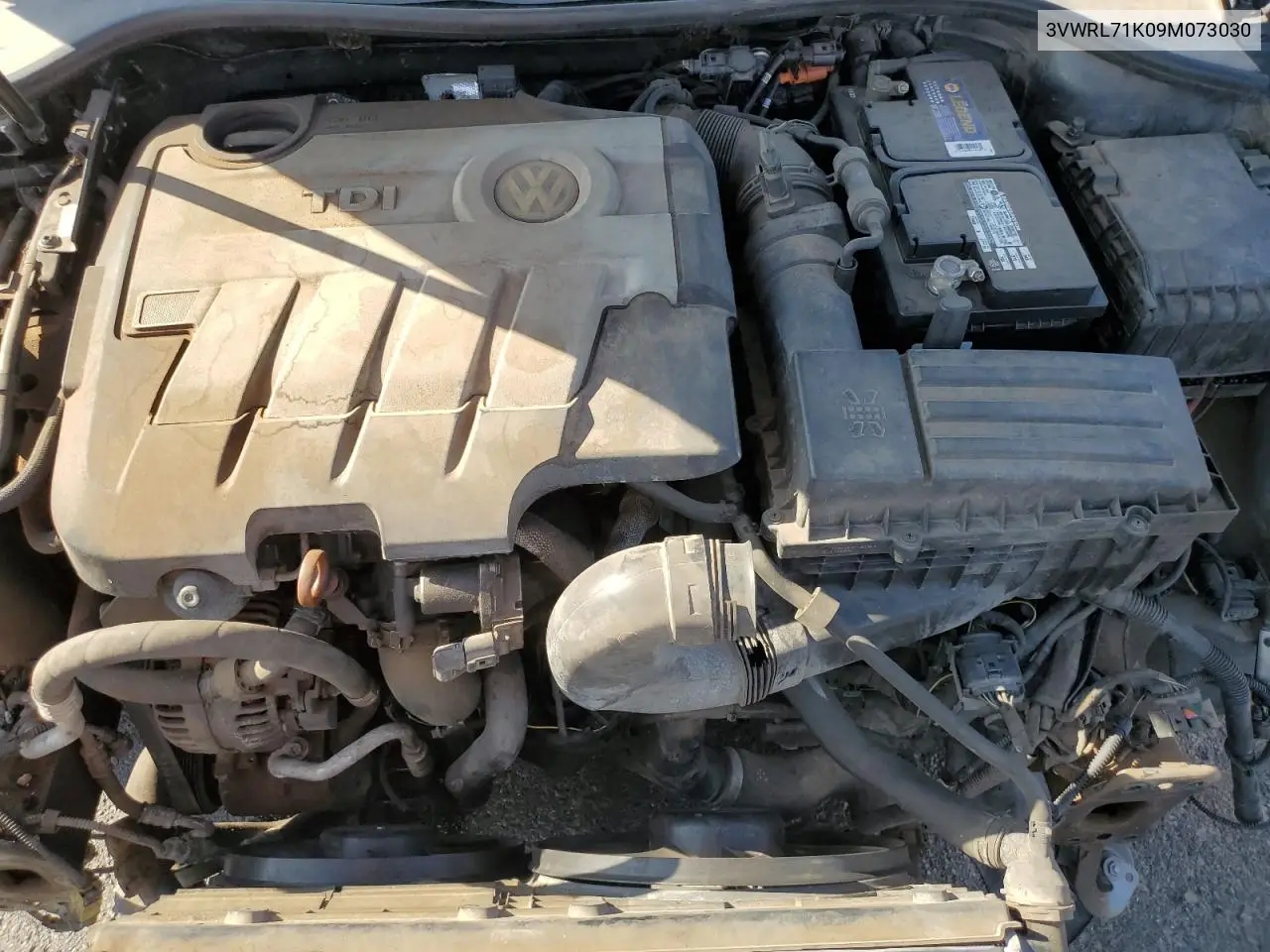 2009 Volkswagen Jetta Tdi VIN: 3VWRL71K09M073030 Lot: 62637215