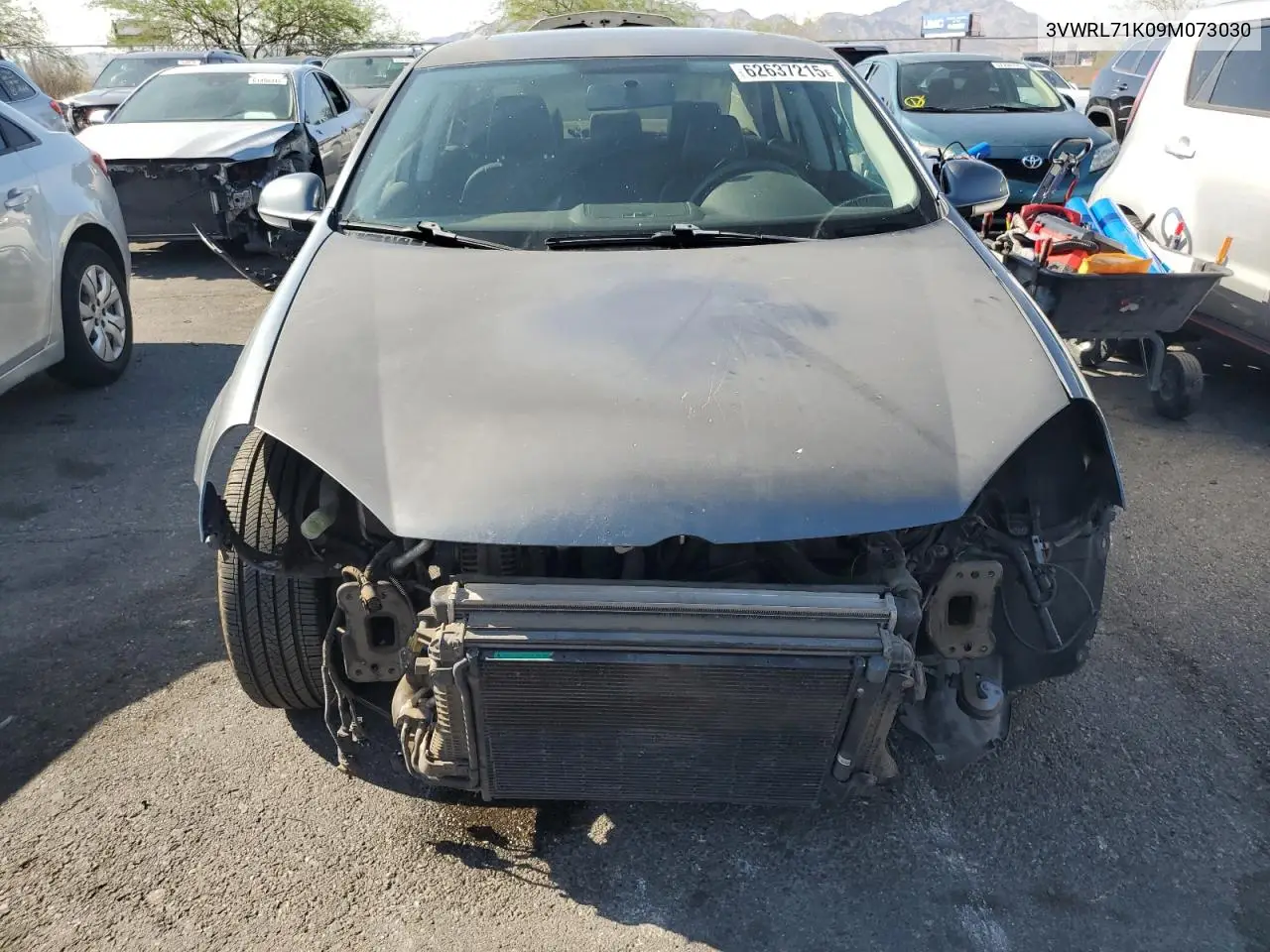 2009 Volkswagen Jetta Tdi VIN: 3VWRL71K09M073030 Lot: 62637215