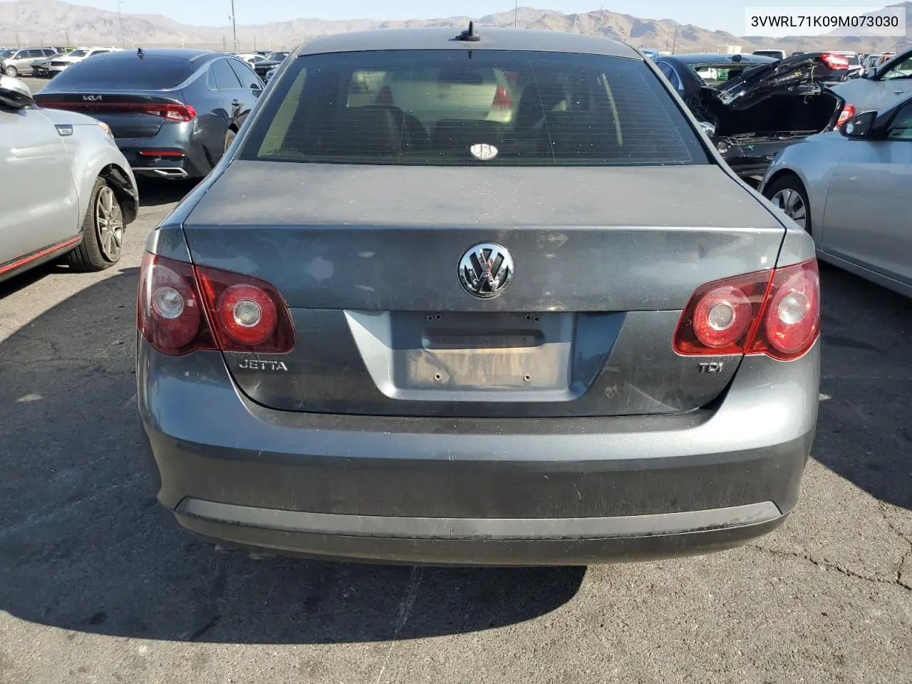2009 Volkswagen Jetta Tdi VIN: 3VWRL71K09M073030 Lot: 62637215