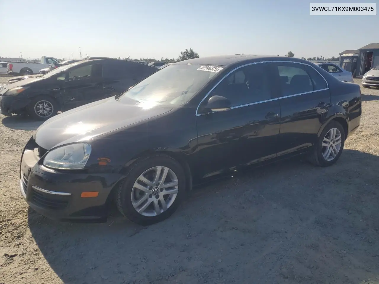 2009 Volkswagen Jetta VIN: 3VWCL71KX9M003475 Lot: 62946325