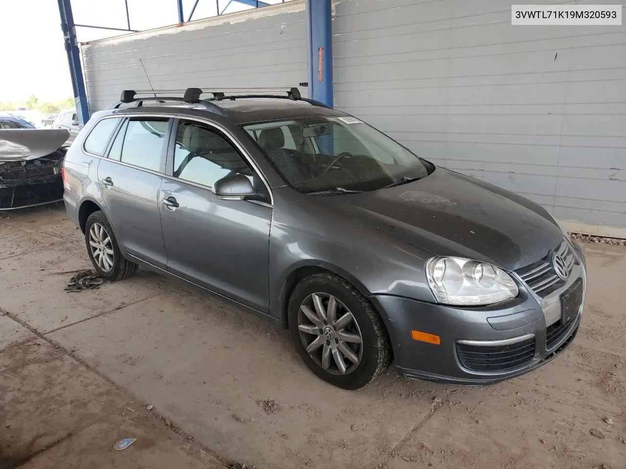 2009 Volkswagen Jetta Tdi VIN: 3VWTL71K19M320593 Lot: 62963165