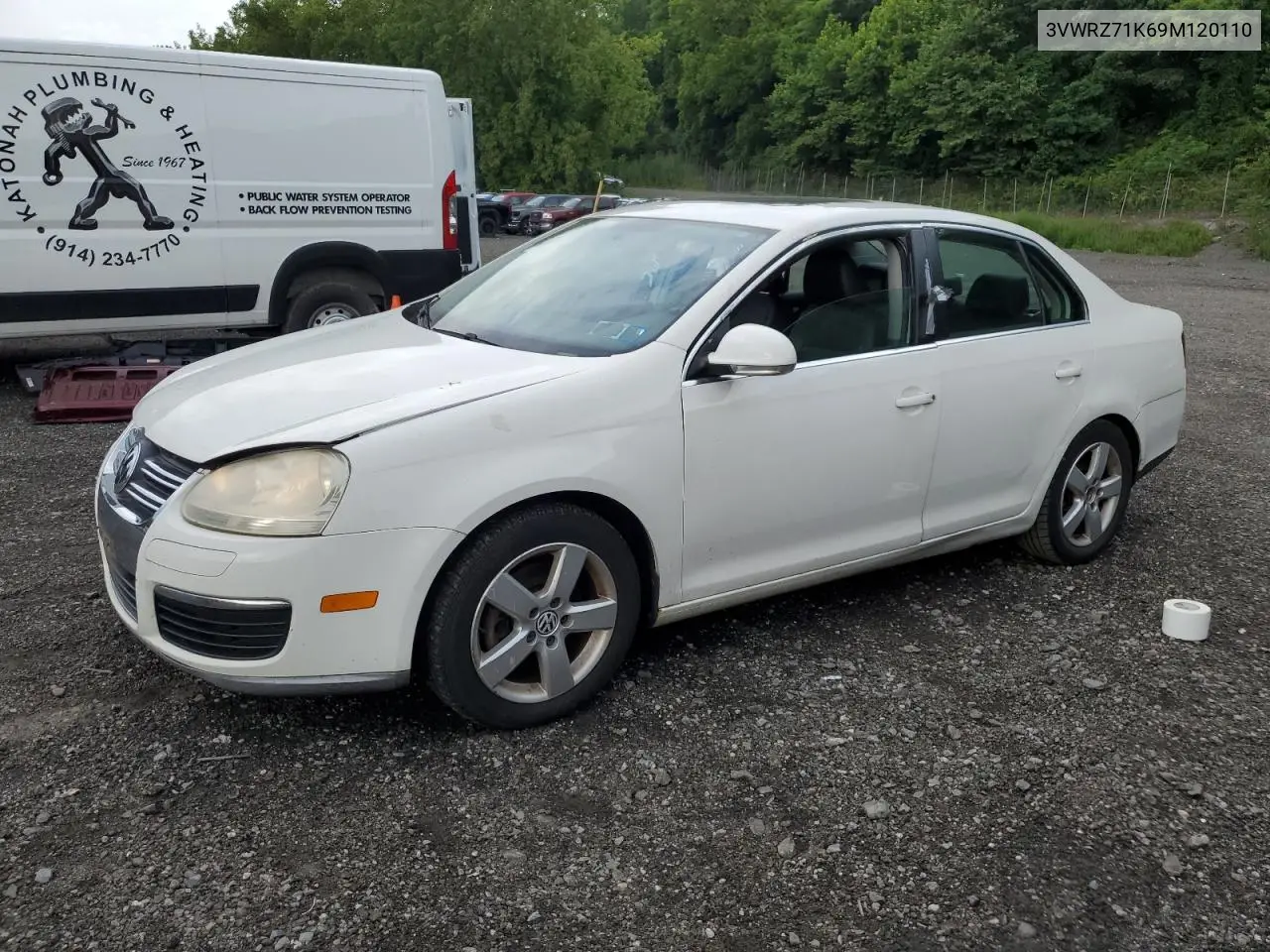 2009 Volkswagen Jetta Se VIN: 3VWRZ71K69M120110 Lot: 64813905