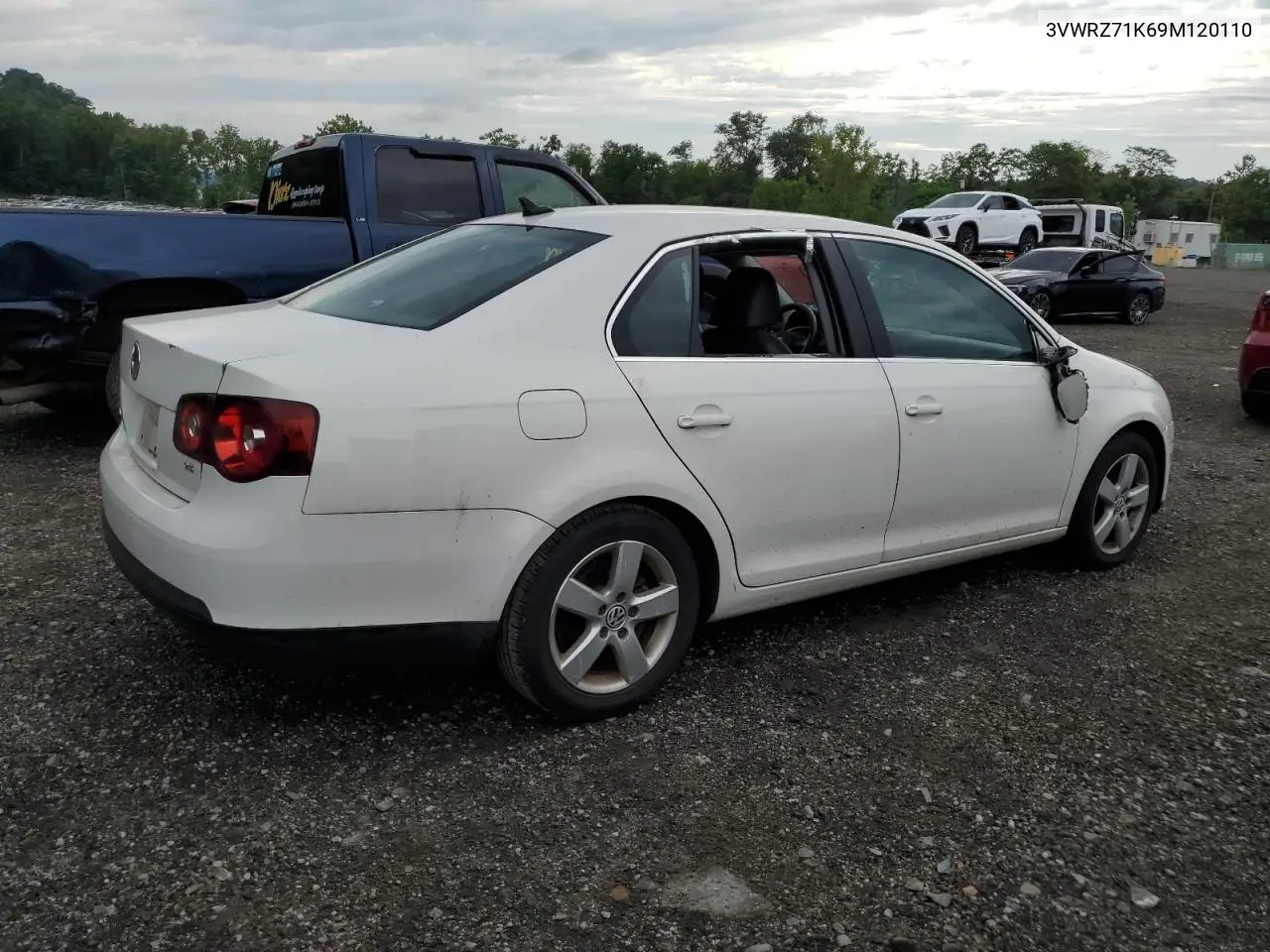 2009 Volkswagen Jetta Se VIN: 3VWRZ71K69M120110 Lot: 64813905