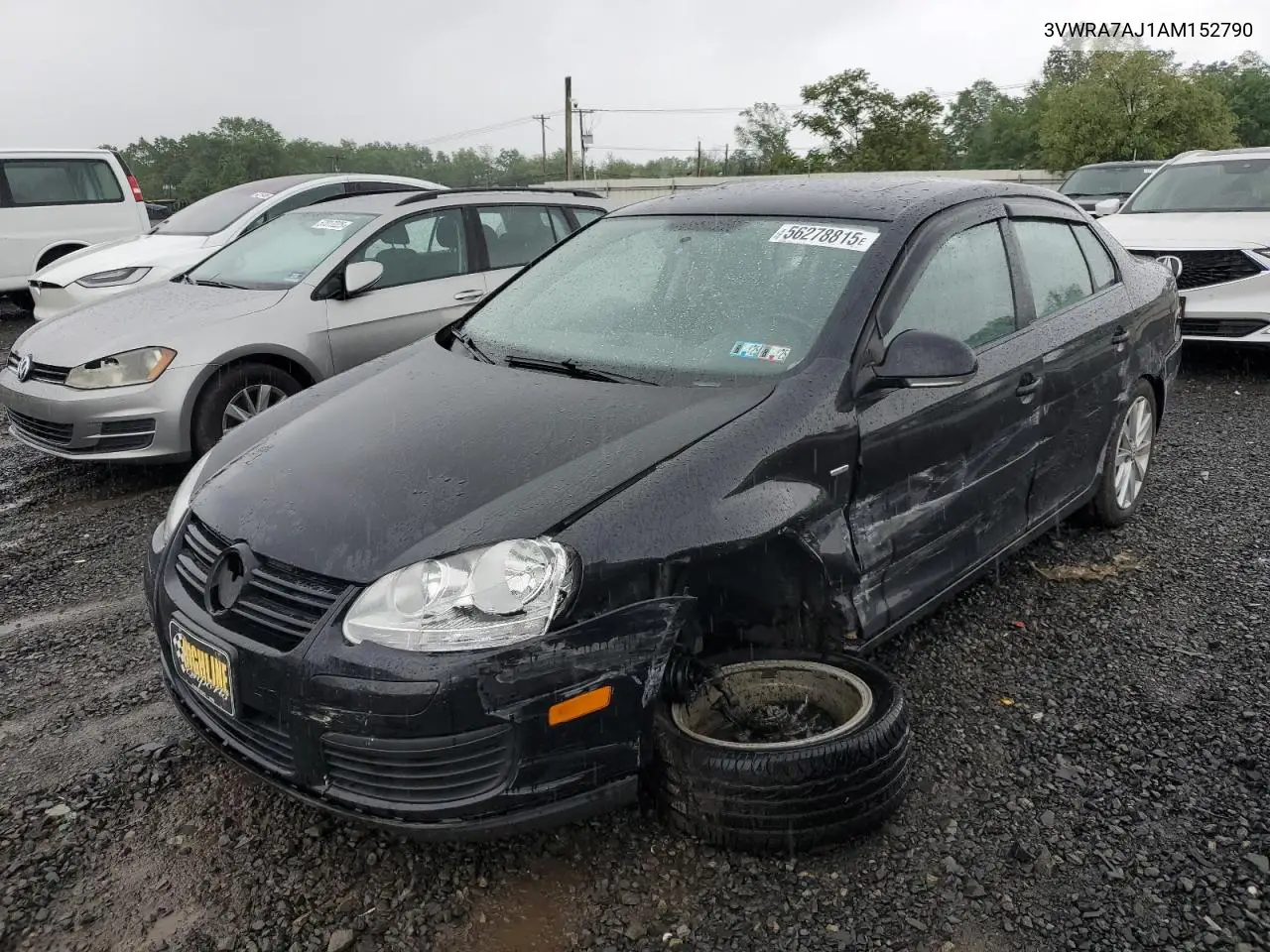 2010 Volkswagen Jetta Wolfsburg VIN: 3VWRA7AJ1AM152790 Lot: 56278815