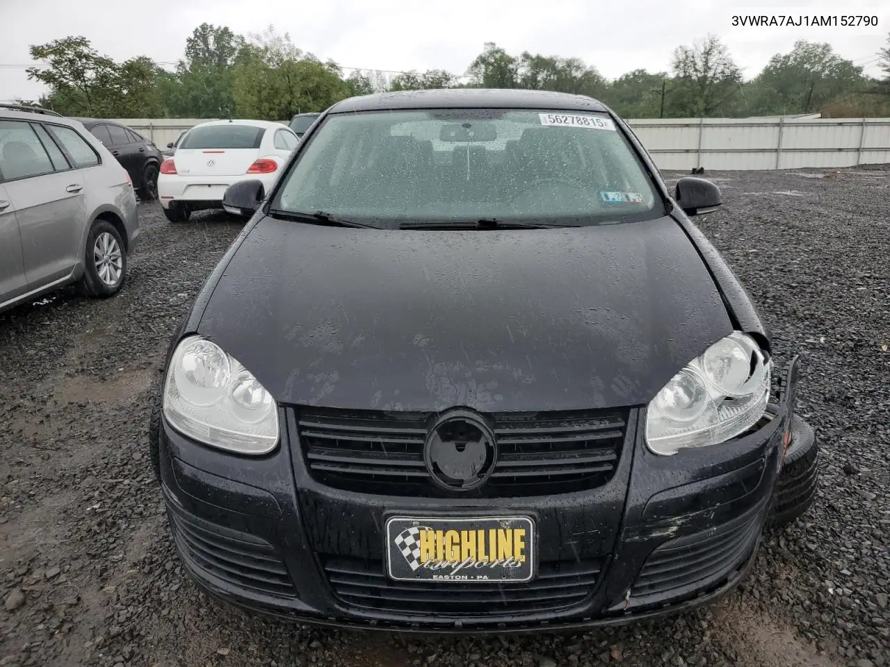 2010 Volkswagen Jetta Wolfsburg VIN: 3VWRA7AJ1AM152790 Lot: 56278815
