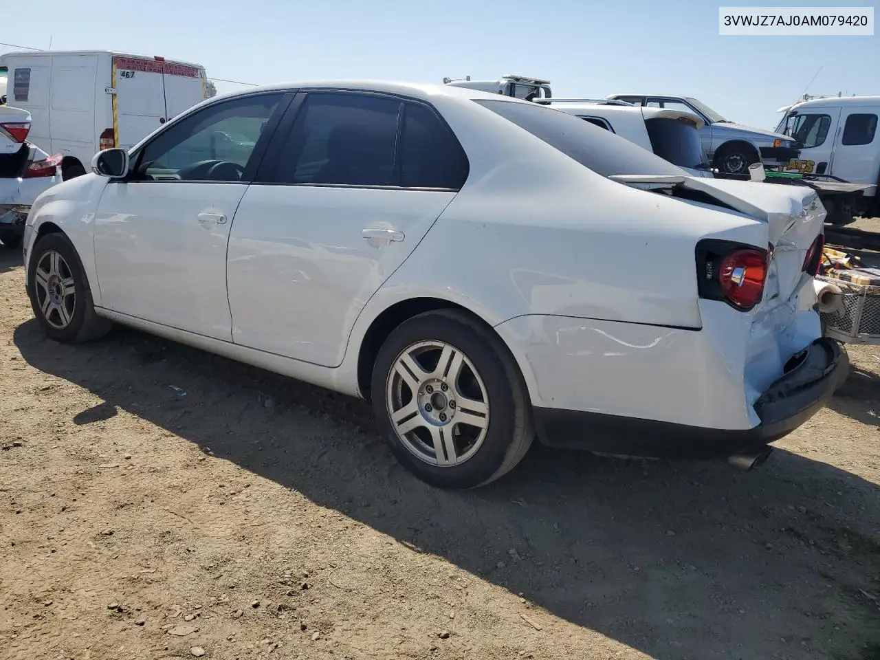 2010 Volkswagen Jetta S VIN: 3VWJZ7AJ0AM079420 Lot: 62963995