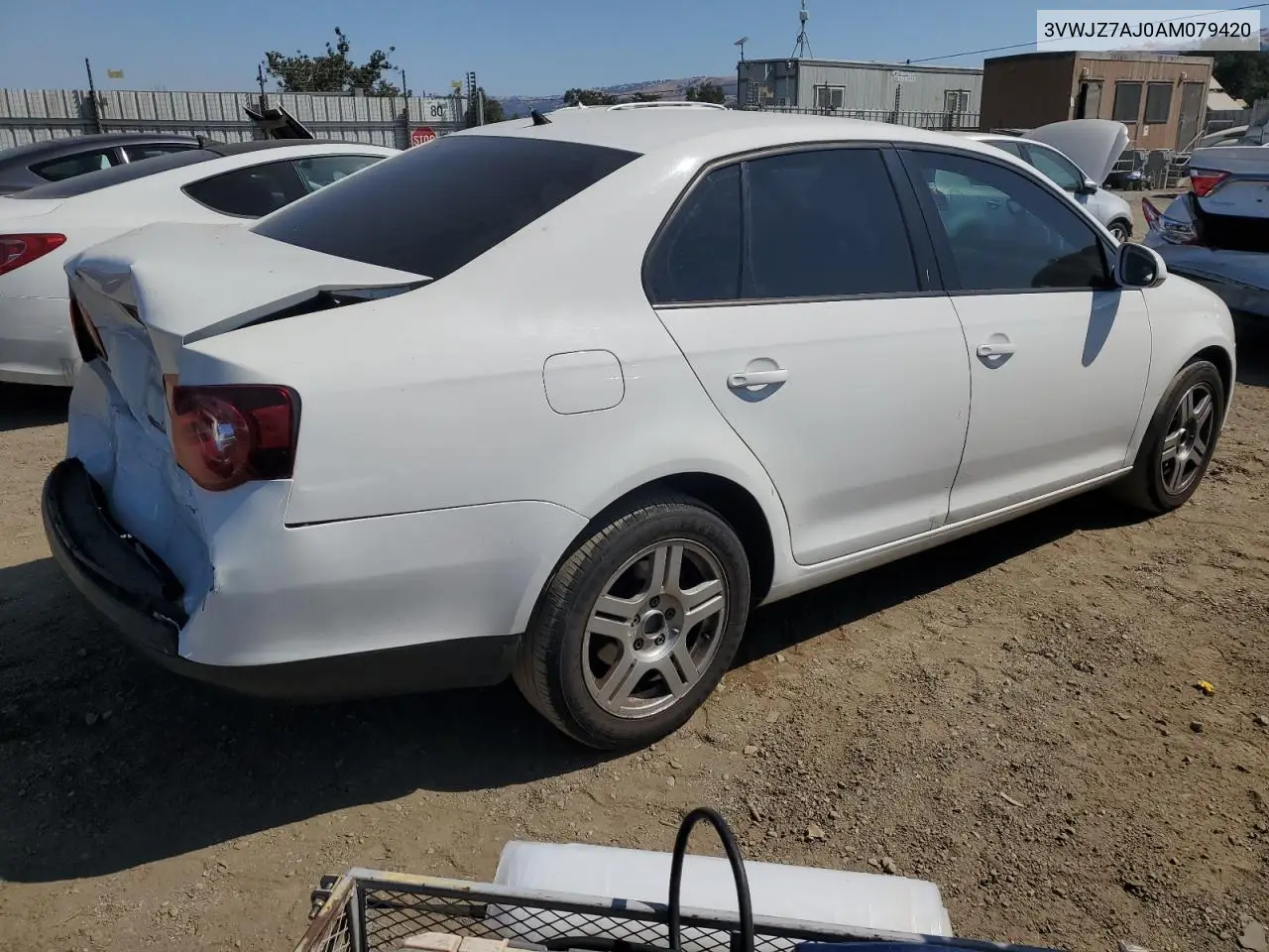 2010 Volkswagen Jetta S VIN: 3VWJZ7AJ0AM079420 Lot: 62963995