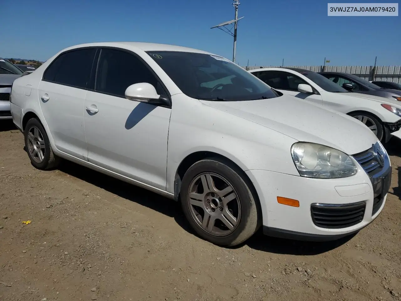 2010 Volkswagen Jetta S VIN: 3VWJZ7AJ0AM079420 Lot: 62963995