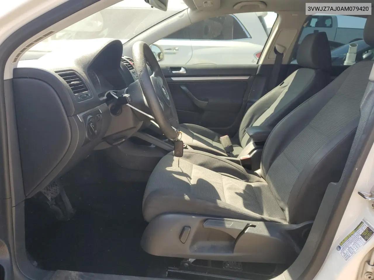 2010 Volkswagen Jetta S VIN: 3VWJZ7AJ0AM079420 Lot: 62963995