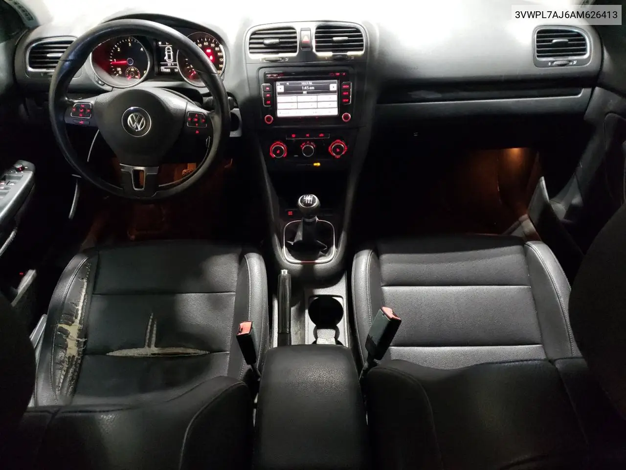 2010 Volkswagen Jetta Tdi VIN: 3VWPL7AJ6AM626413 Lot: 63124895