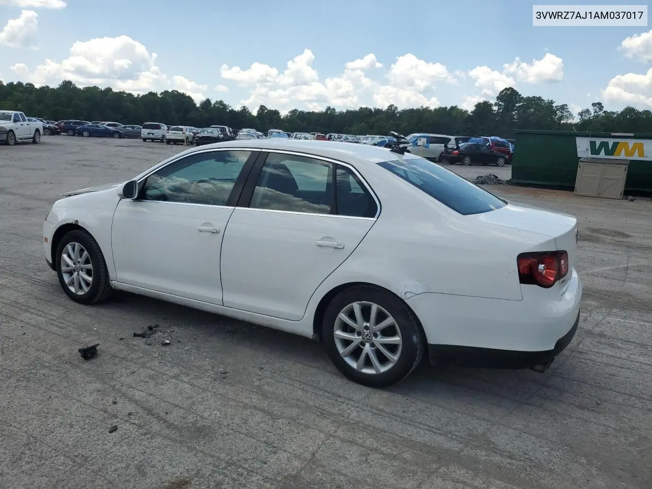 2010 Volkswagen Jetta Se VIN: 3VWRZ7AJ1AM037017 Lot: 63500125