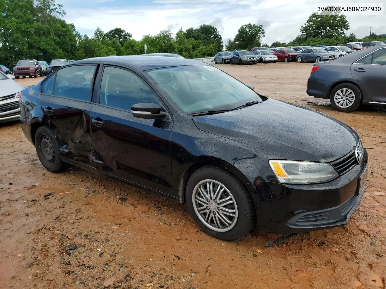 2011 Volkswagen Jetta Se VIN: 3VWDX7AJ5BM324930 Lot: 55968405