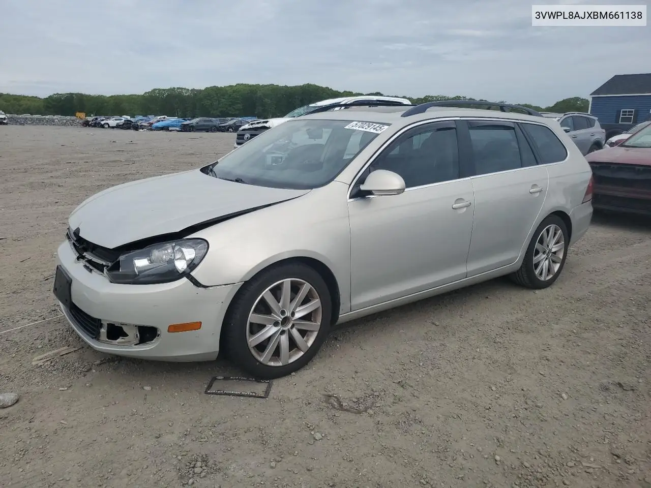 2011 Volkswagen Jetta Tdi VIN: 3VWPL8AJXBM661138 Lot: 57029145