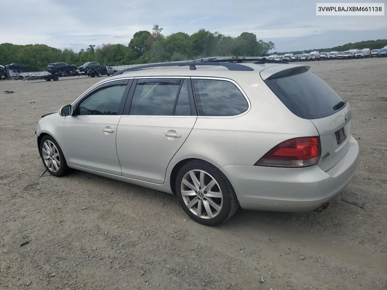 2011 Volkswagen Jetta Tdi VIN: 3VWPL8AJXBM661138 Lot: 57029145