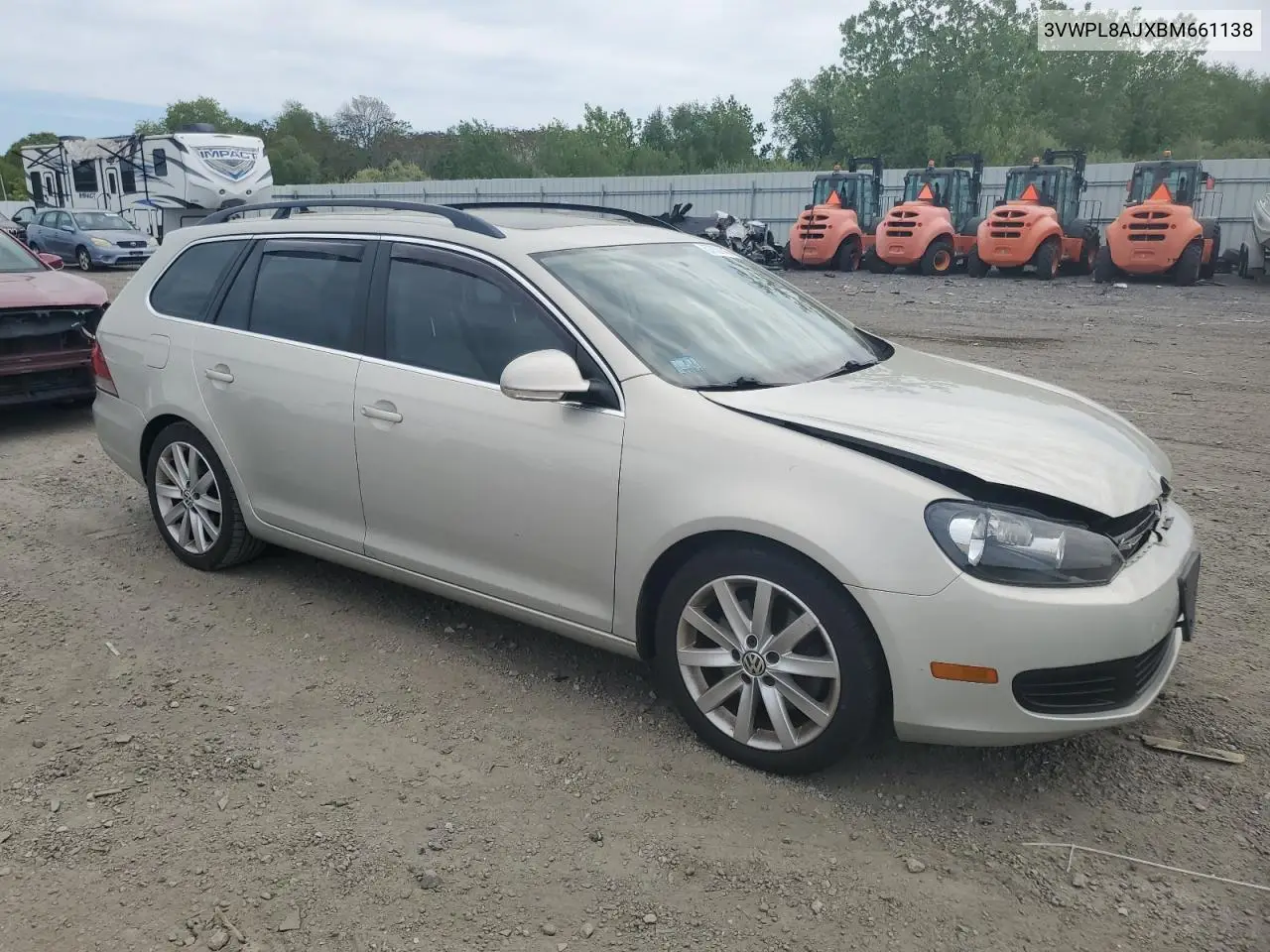 2011 Volkswagen Jetta Tdi VIN: 3VWPL8AJXBM661138 Lot: 57029145