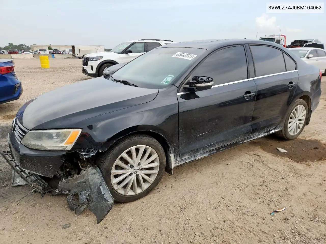 2011 Volkswagen Jetta Sel VIN: 3VWLZ7AJ0BM104052 Lot: 63049575
