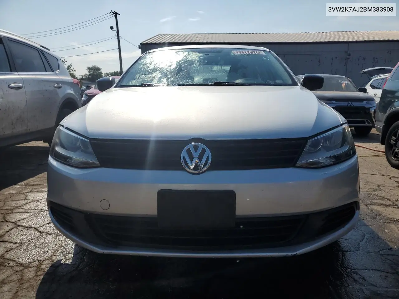 2011 Volkswagen Jetta Base VIN: 3VW2K7AJ2BM383908 Lot: 87446654