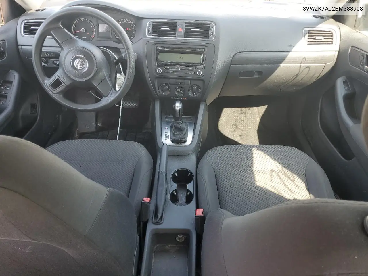 2011 Volkswagen Jetta Base VIN: 3VW2K7AJ2BM383908 Lot: 87446654