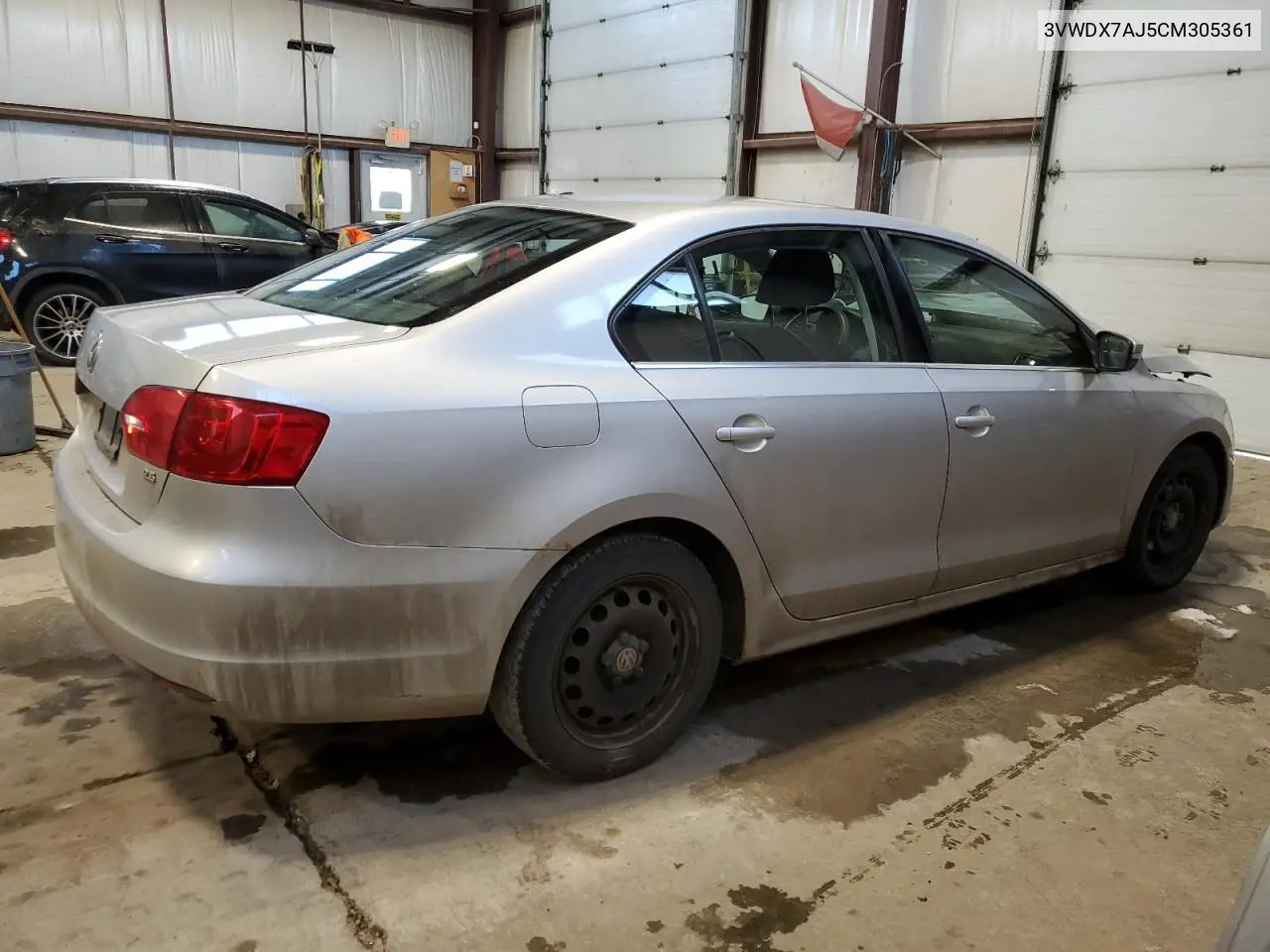 2012 Volkswagen Jetta Se VIN: 3VWDX7AJ5CM305361 Lot: 48047265