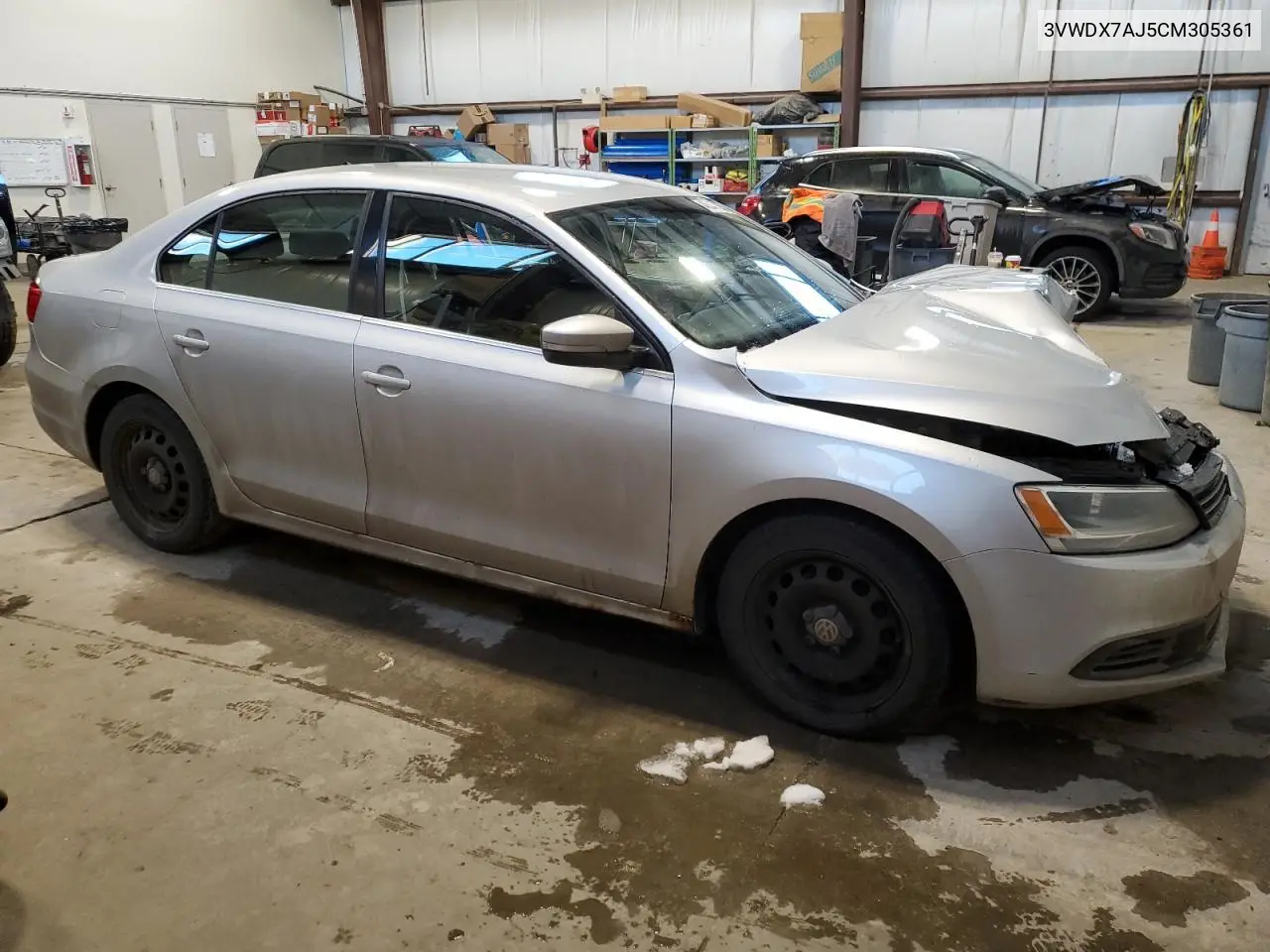 2012 Volkswagen Jetta Se VIN: 3VWDX7AJ5CM305361 Lot: 48047265