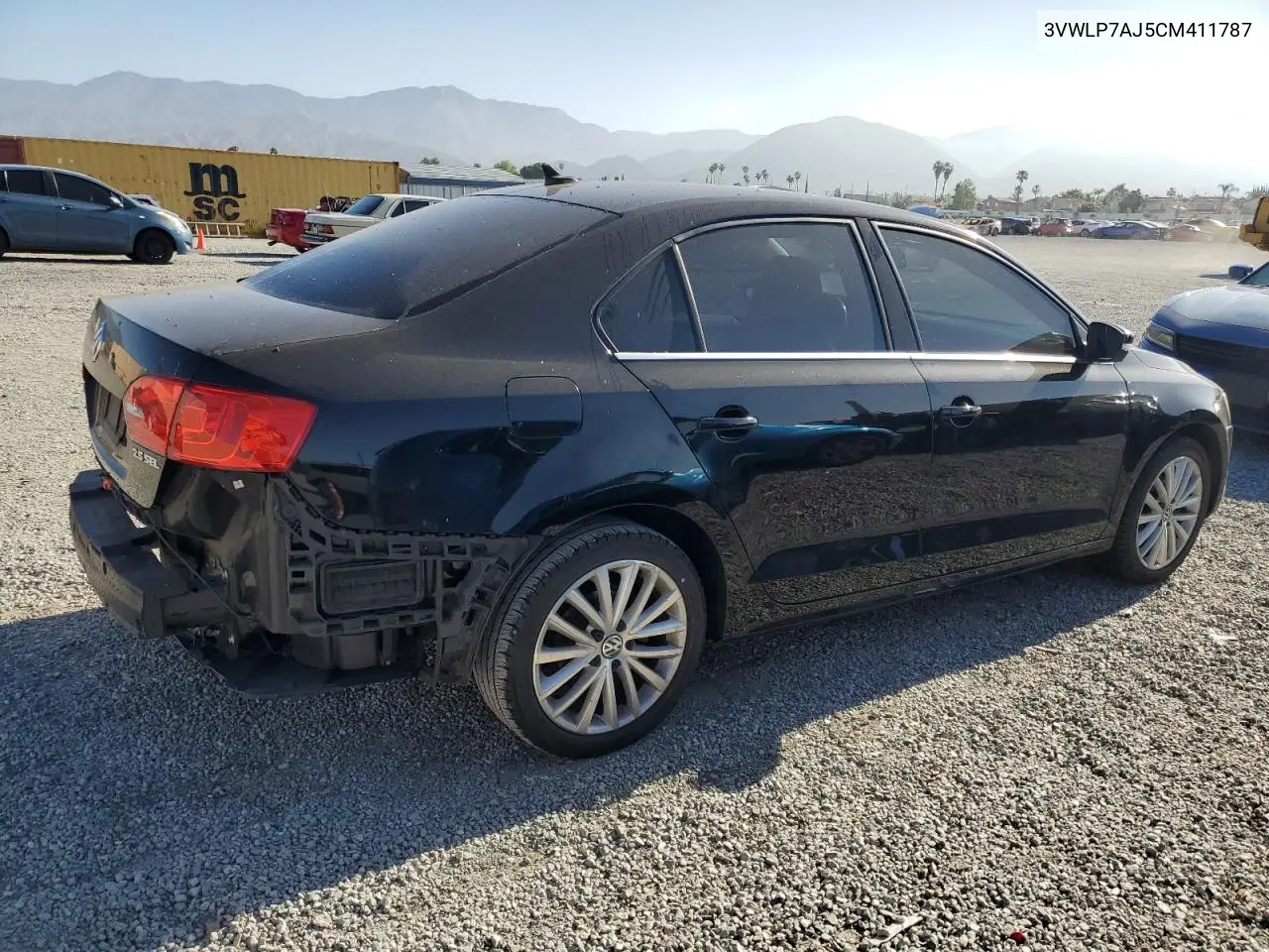 2012 Volkswagen Jetta Sel VIN: 3VWLP7AJ5CM411787 Lot: 55701875
