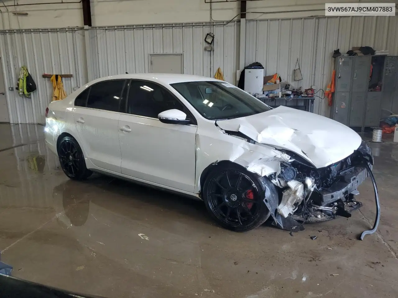 2012 Volkswagen Jetta Gli VIN: 3VW567AJ9CM407883 Lot: 56856075