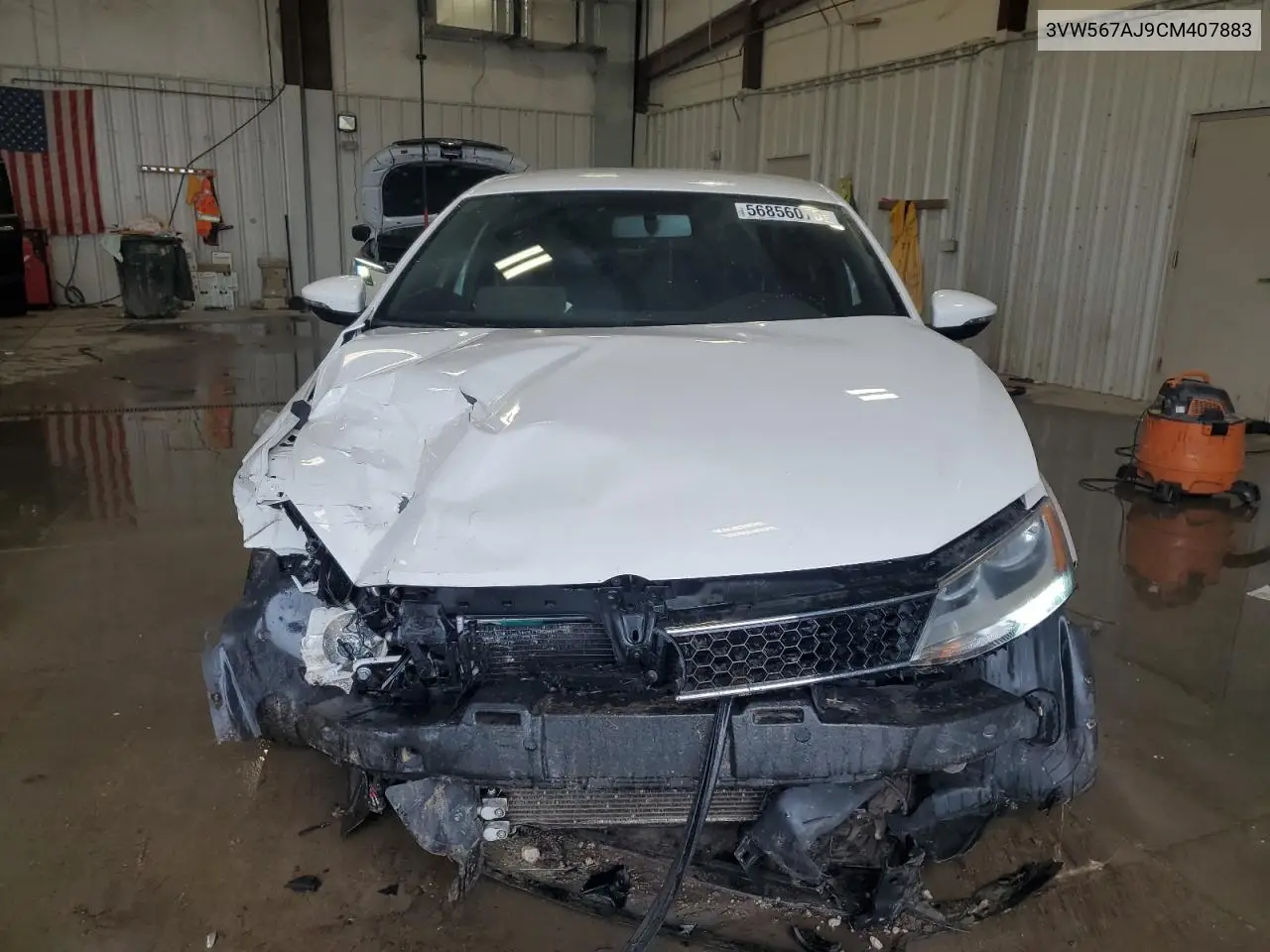 2012 Volkswagen Jetta Gli VIN: 3VW567AJ9CM407883 Lot: 56856075