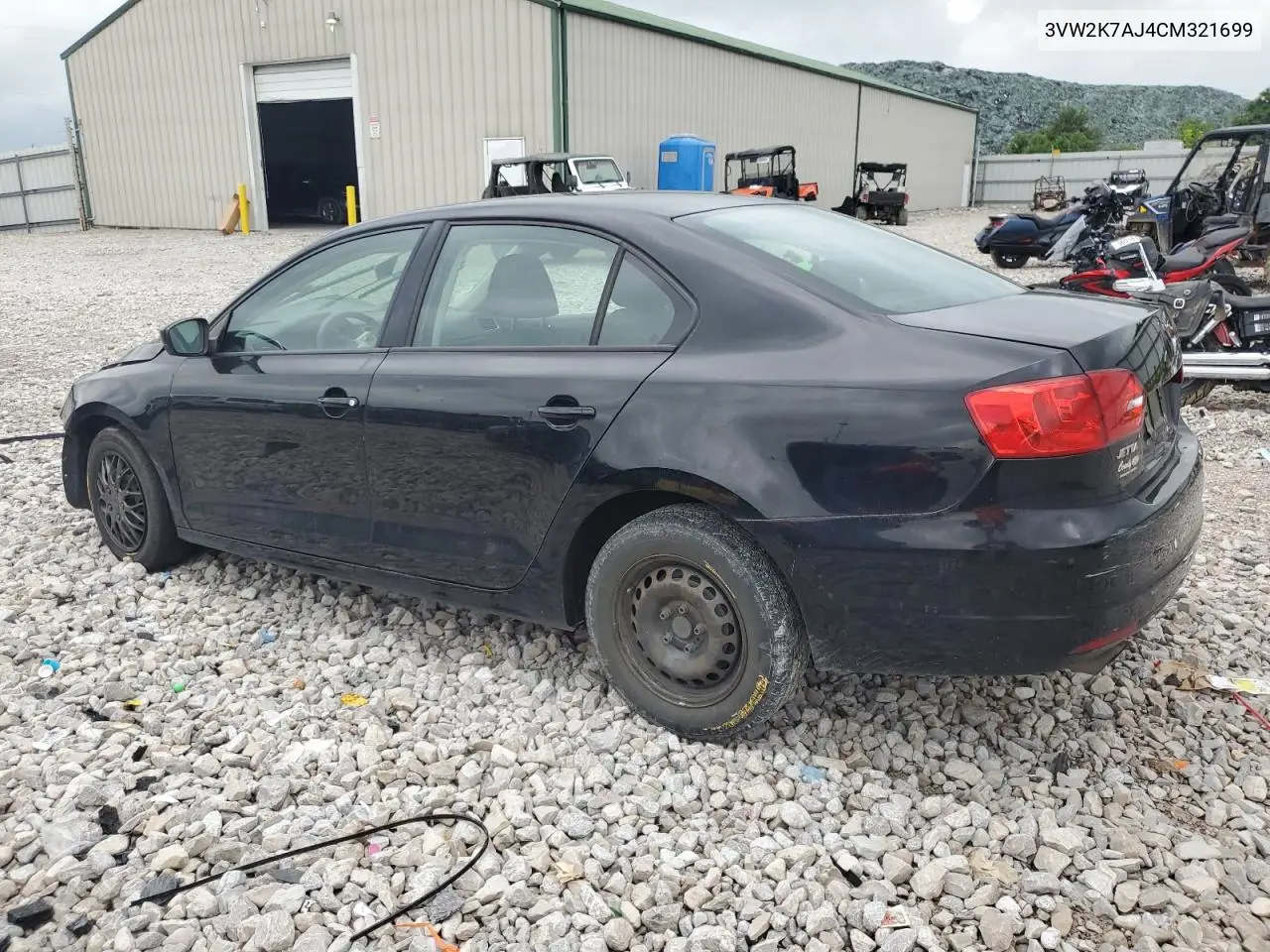 2012 Volkswagen Jetta Base VIN: 3VW2K7AJ4CM321699 Lot: 62275375