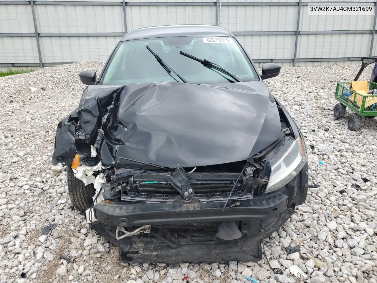 2012 Volkswagen Jetta Base VIN: 3VW2K7AJ4CM321699 Lot: 62275375