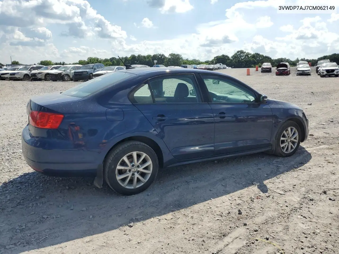 2012 Volkswagen Jetta Se VIN: 3VWDP7AJ7CM062149 Lot: 62779485