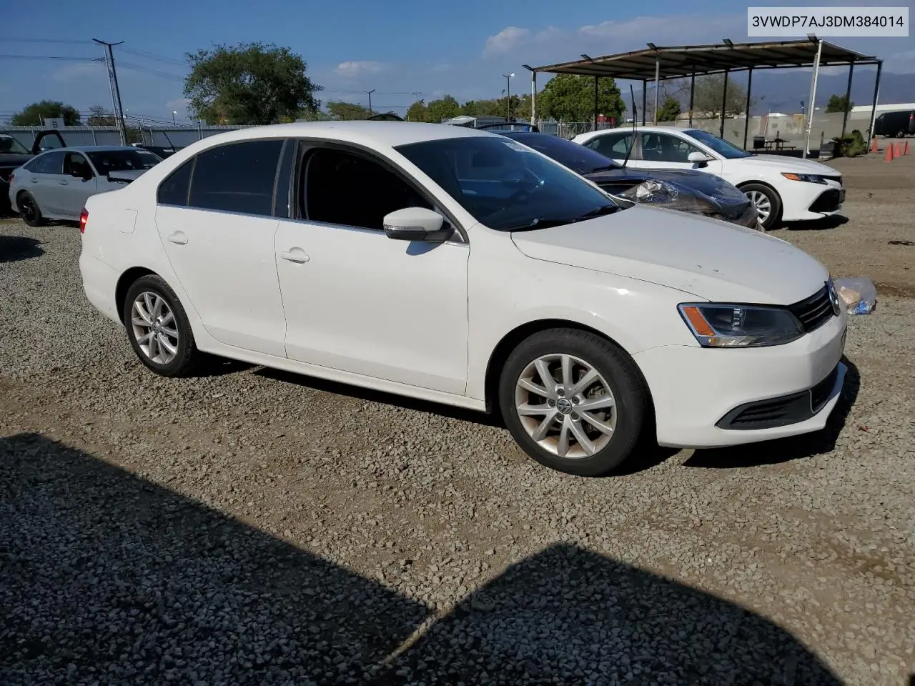 2013 Volkswagen Jetta Se VIN: 3VWDP7AJ3DM384014 Lot: 56207025