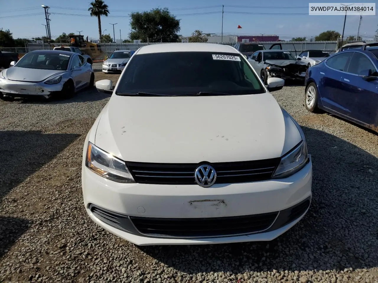 2013 Volkswagen Jetta Se VIN: 3VWDP7AJ3DM384014 Lot: 56207025