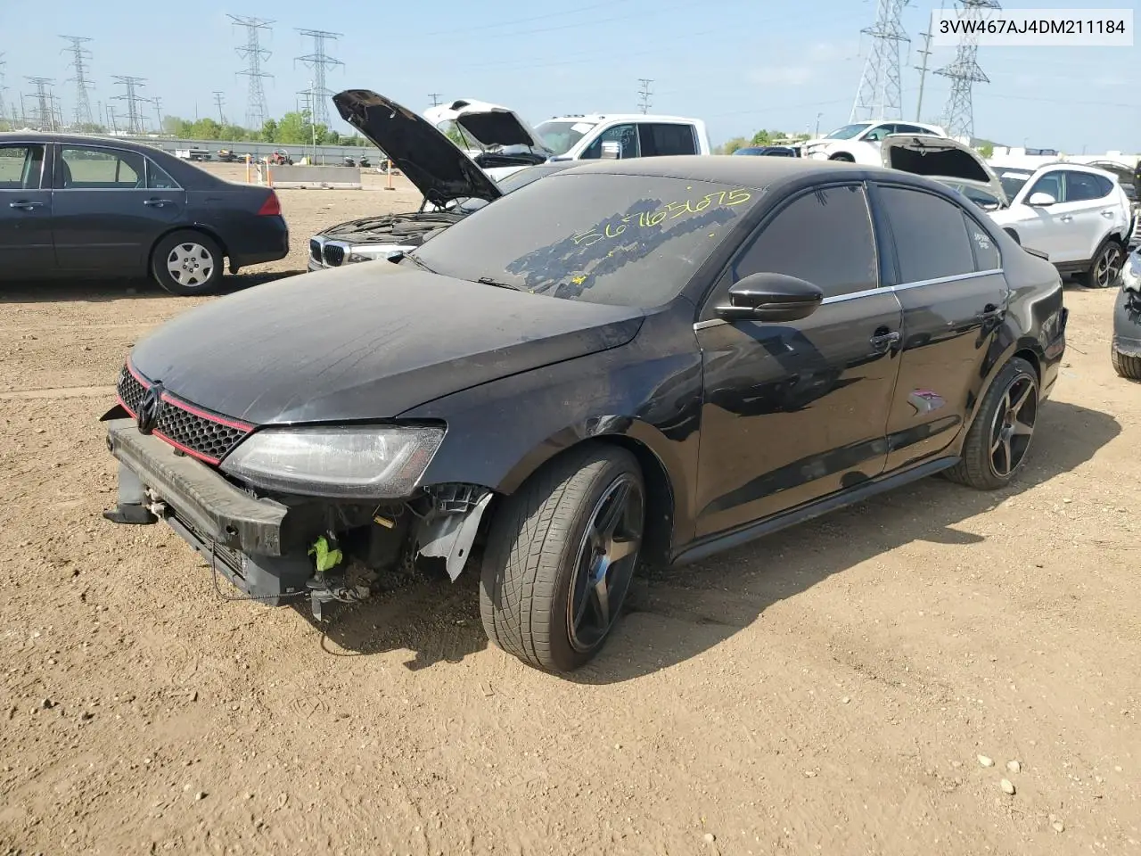 2013 Volkswagen Jetta Gli VIN: 3VW467AJ4DM211184 Lot: 56765675