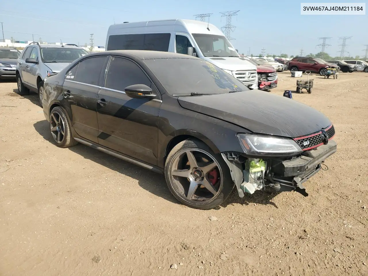 2013 Volkswagen Jetta Gli VIN: 3VW467AJ4DM211184 Lot: 56765675
