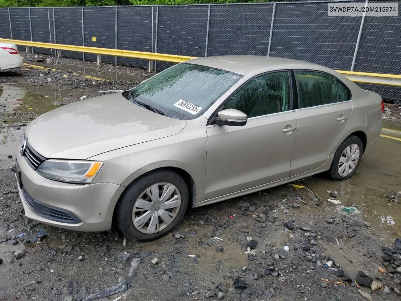 2013 Volkswagen Jetta Se VIN: 3VWDP7AJ2DM215974 Lot: 56842295