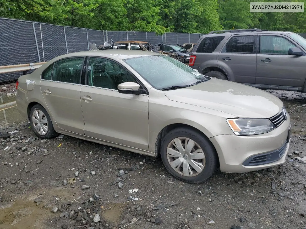 2013 Volkswagen Jetta Se VIN: 3VWDP7AJ2DM215974 Lot: 56842295