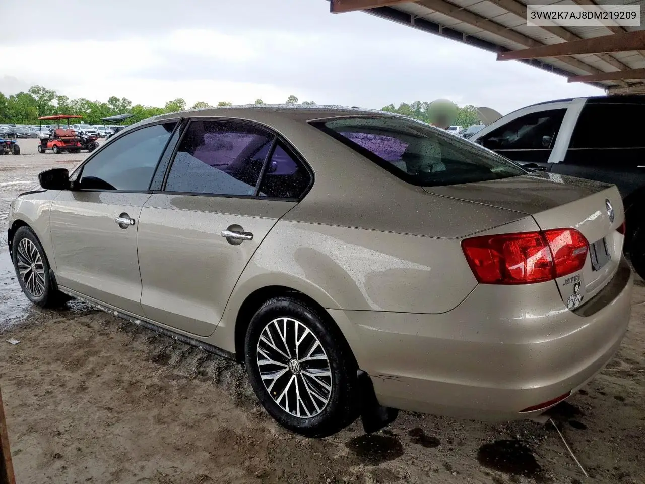 2013 Volkswagen Jetta Base VIN: 3VW2K7AJ8DM219209 Lot: 62137005