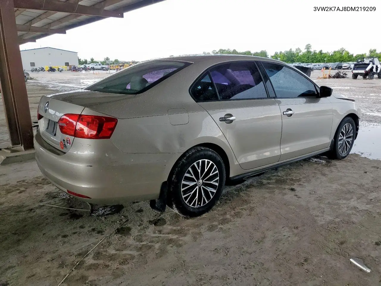 2013 Volkswagen Jetta Base VIN: 3VW2K7AJ8DM219209 Lot: 62137005