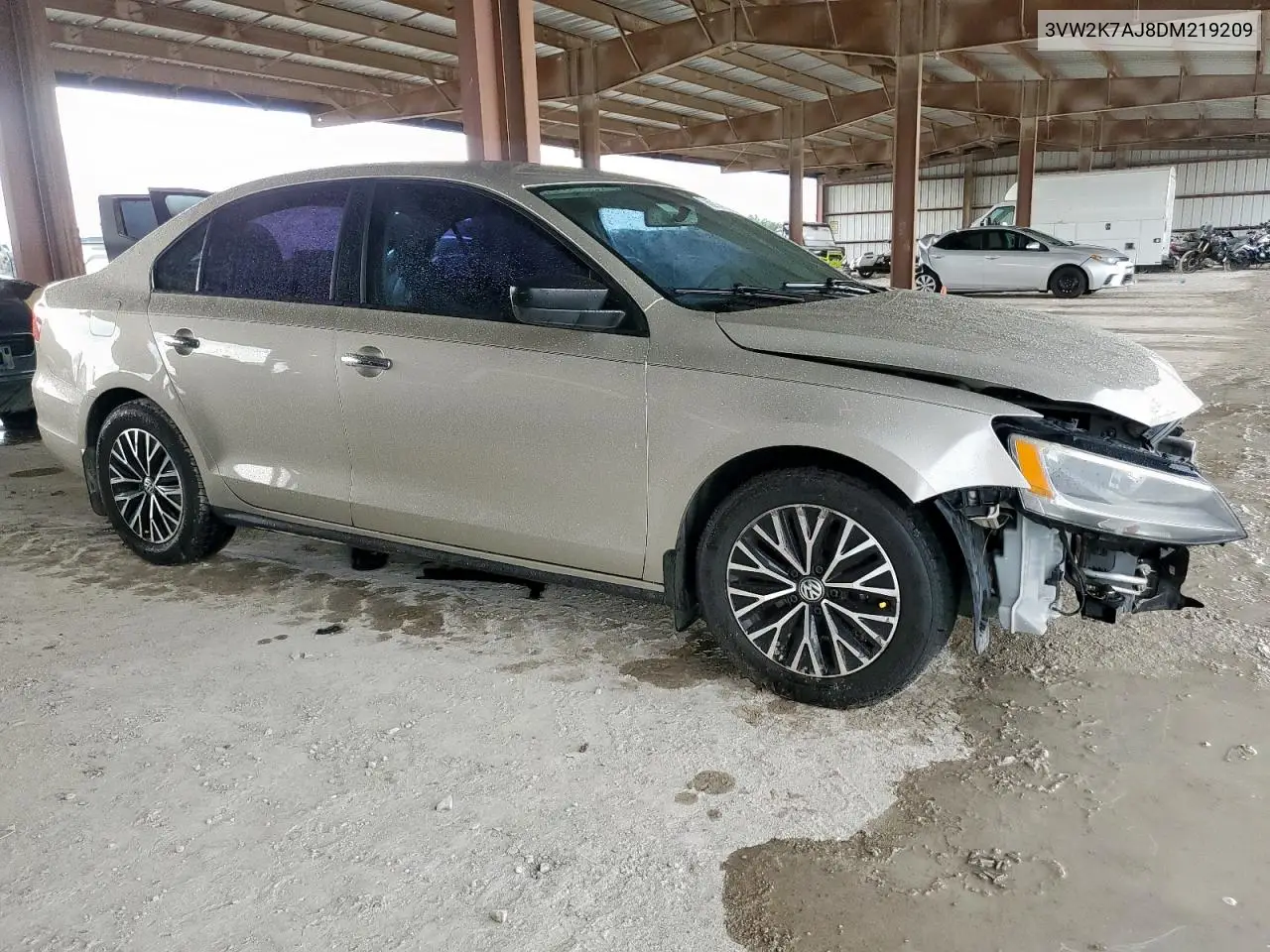 2013 Volkswagen Jetta Base VIN: 3VW2K7AJ8DM219209 Lot: 62137005