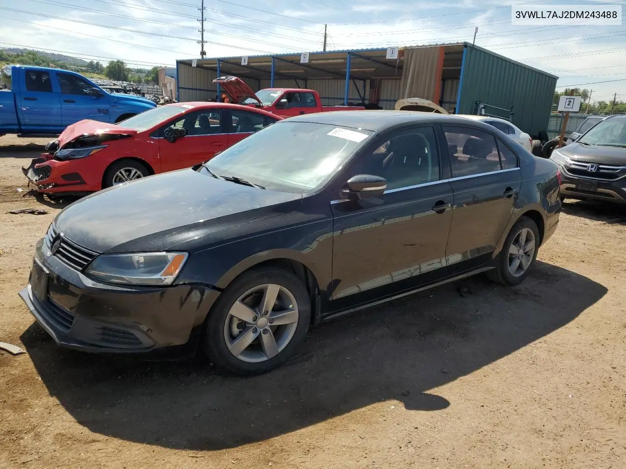 2013 Volkswagen Jetta Tdi VIN: 3VWLL7AJ2DM243488 Lot: 62271245